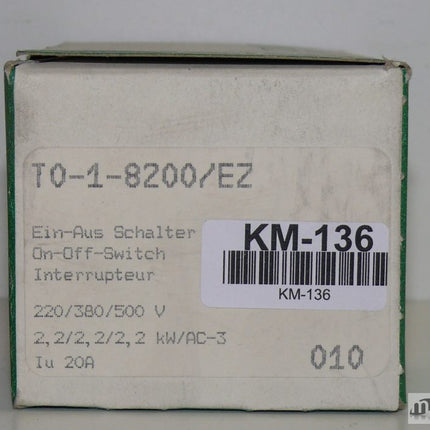 NEU Klöckner Moeller T0-1-8200 / TO-1-8200 / T0-1-8200/EZ