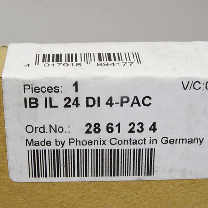 Phoenix Contact 2861234 IB IL 24 DI 4-PAC Digitalmodul / Neu OVP versiegelt - Maranos.de