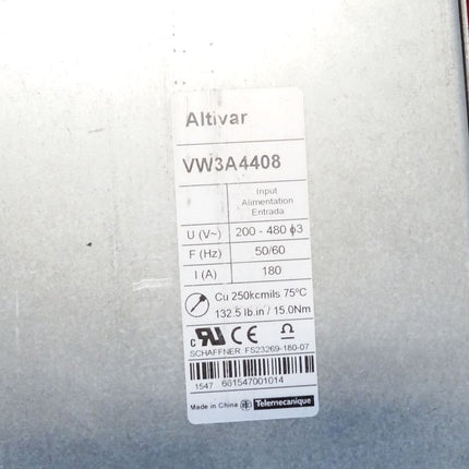 Telemecanique Schneider Electric Altivar EMV-Filter VW3A4408 180A