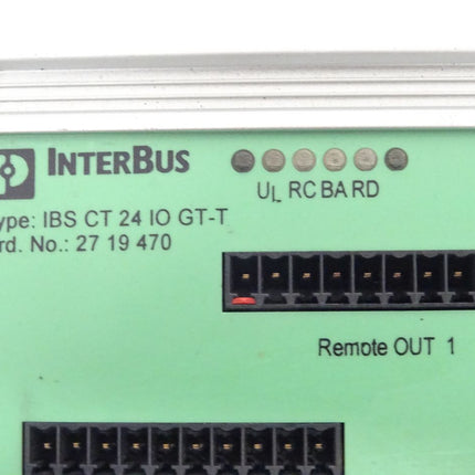 Phoenix Contact InterBus 2719470 IBS CT 24 IO GT-T 27 19 470 Ident: 03
