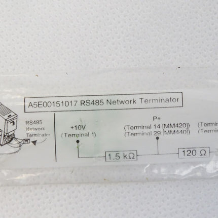 Siemens A5E00151017 RS485 Network Terminator