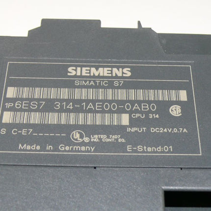 Siemens 6ES7314-1AE00-0AB0 Simatic S7 6ES7 314-1AE00-0AB0