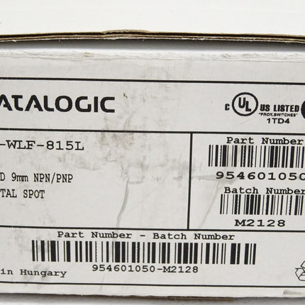 Datalogic Kontrastsensor TL46-WLF-815L / Neu OVP - Maranos.de