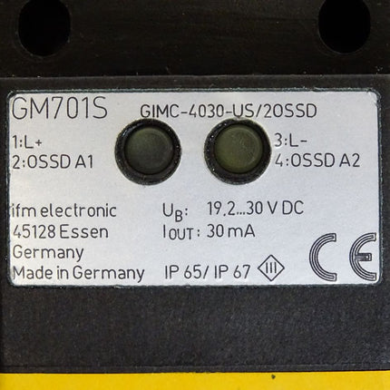 Ifm electronic Induktiver Sicherheitssensor GM701S GIMC-4030-US/2OSSD