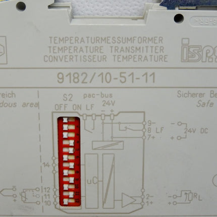 Stahl Temperaturmessumformer 9182/10-51-11