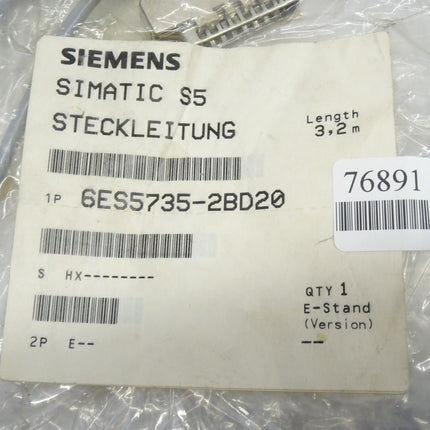 Siemens SIMATIC S5 6ES5735-2BD20 Steckleitung (3,2 Meter) 6ES5 735-2BD20 - NEU