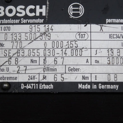 Bosch Servomotor 0133500319 SE-B3.055.030-14.000 3000min-1 - Maranos.de