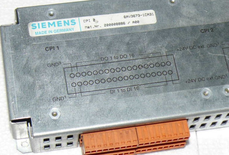 Siemens Simatic Panel Interface 6AV3673-1CA31 f. OP27/37/TP27-10/37 16 EIN- /AUS