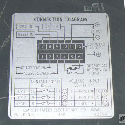 Omron Digital Counter H7M-4DM