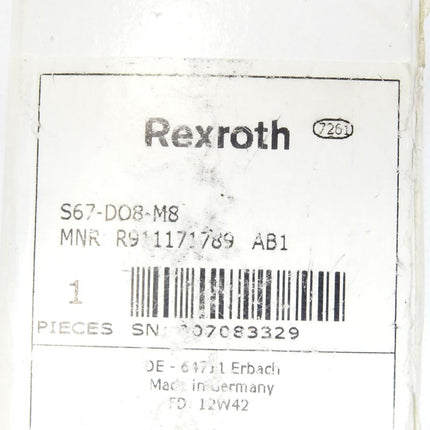 Rexroth S67-DO8-M8 R911171789 / Neu OVP