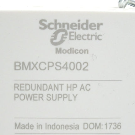 Schneider Electric Modicon BMXCPS4002 Redundant HP AC Power Supply - Maranos.de