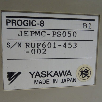 YASKAWA PROGIC-8 B1 JEPMC-PS050 S/N RUF601-453-002 Controller
