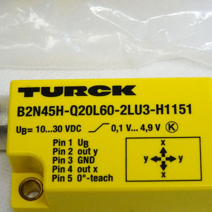 Turck Neigungssensor B2N45H-Q20L60-2LU3-H1151 1534007 / Neu OVP - Maranos.de