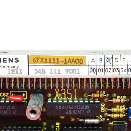 Siemens 6FX1111-1AA00 5481119001.00 E:C