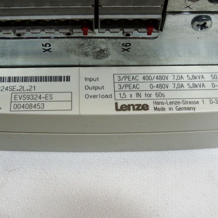 Lenze Servo Inverter 3kW EVS9324-ES 33.9324SE.2L.21 00408453 - Maranos.de