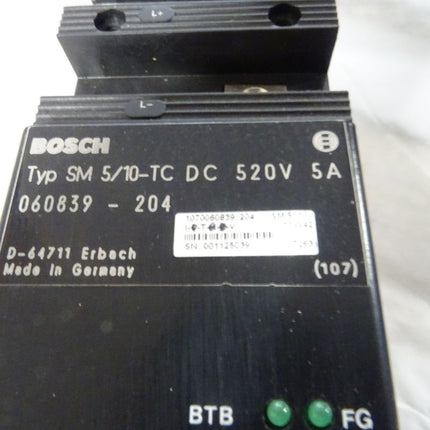 BOSCH SM 5/10-TC DC 520V 5A 060839-204 Servomodul