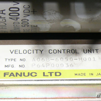 Fanuc A06B-6050-H001 Velocity Control A20B-1000-0600/05A