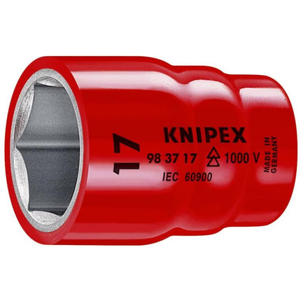 Knipex 98 37 10 Steckschlüsseleinsatz 10mm VDE Sechskantschrauben 3/8" 983710 - Maranos.de