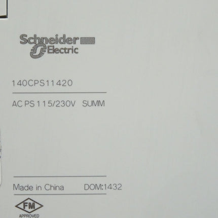 Schneider Electric 140CPS11420 Stromversorgungsmodul Modicon Quantum - Maranos.de