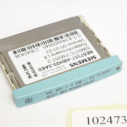 Siemens FM357-2 6ES7357-4BH03-3AE0 6ES7951-1KM00-0AA0  Memory Card 4MB - Maranos.de