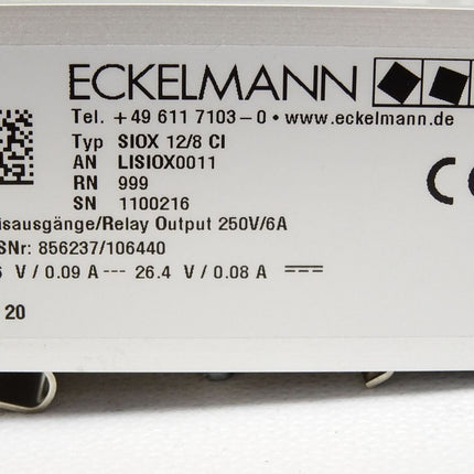 Eckelmann SIOX 12/8 CI - Maranos.de