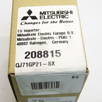Mitsubishi Electric 208815 QJ71GP21-SX SPS SystemQ CC-Link IE Master/Slave Modul / Neu OVP versiegelt - Maranos.de
