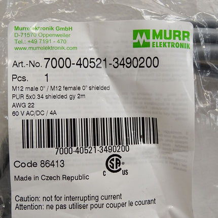 Murr Elektronik Kabel 7000-40521-3490200 / Neu OVP - Maranos.de