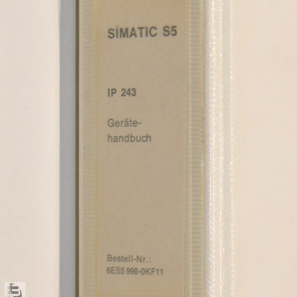 Siemens Simatic Gerätehandbuch IP 243 6ES5998-0KF11  / 6ES5 998-0KF11