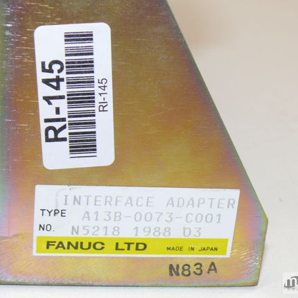 Fanuc A13B-0073-C001 Interface Adapter A14B-0075-B120, A20B-0008-0280/05B