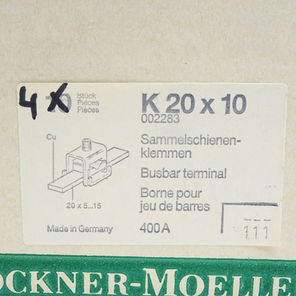 Klöckner Moeller K20 002283 Sammelschienen-klemmen / Inhalt : 4 Stück / Neu OVP - Maranos.de
