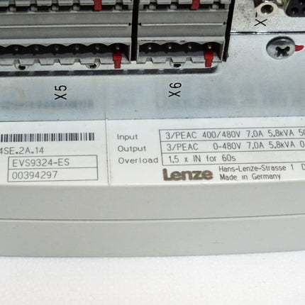 Lenze Servo Inverter 3kW EVS9324-ES 33.9324SE.2A.14 00394297 - Maranos.de