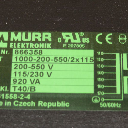 Neu-OVP: Murr Elektronik 866358 Code:26339