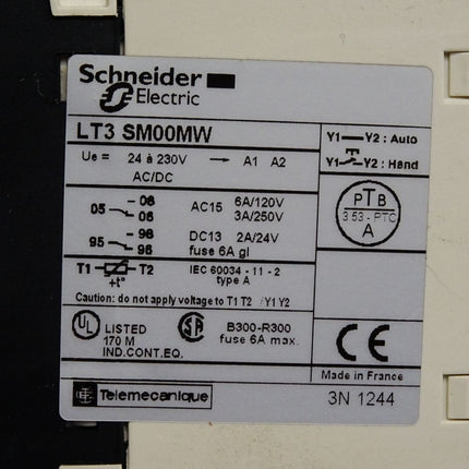 Schneider Electric Telemecanique LT3 SM00MW LT3SM00MW Thermistor-Vollschutzrelais - Maranos.de