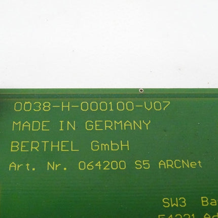 Berthel GmbH 0038-H-000100-V07 S5 ARCnet