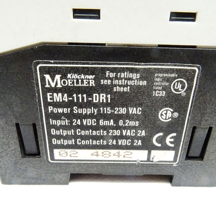 Klöckner Moeller EM4-111-DR1 / Powersupply 115-230 VAC