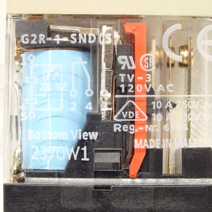 Omron G2R-1-SND (S) Relais elektromagnetisch 120VAC neu
