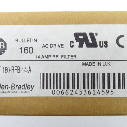 Allen Bradley CAT 160-RFB-14-A Input RFI Filter
