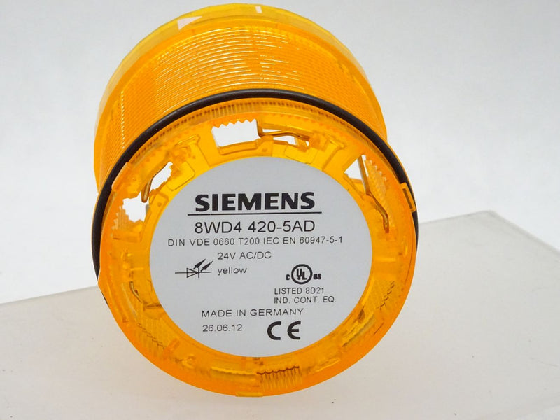 Siemens 8WD420-5AD / 8WD 420-5AD / Dauerlichtelement orange 24V AC/DC