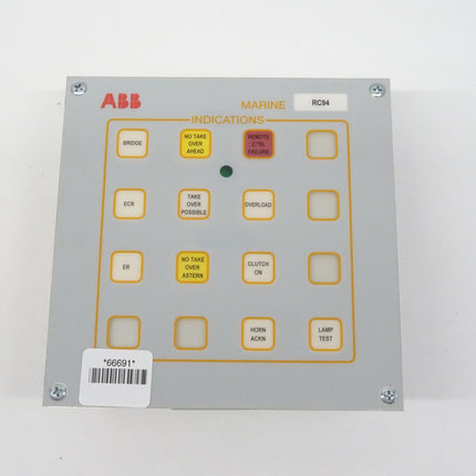 ABB 2524008511 Marine Indications Bedientafel 3D DE 300 637-2/RC11