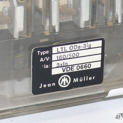 Jean Müller LTL 00A-3ig 160/500 VDE 0660 | Maranos GmbH