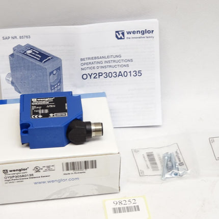 Wenglor OY2P303A0135 Laserdistanzsensor ToF / Neu OVP - Maranos.de