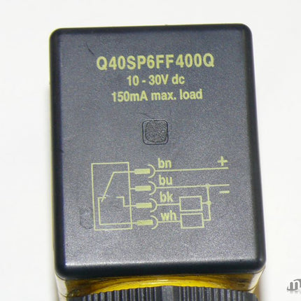 BANNER Q40SP6FF400Q / INPUT 10-30VDC Photoelectric Sensor