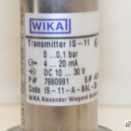 NEU-OVP WIKA IS-11 Transmitter DMT 00 ATEX E045X / IS-11-A-BAL-85-1ZGA4ZUL-ZZZ