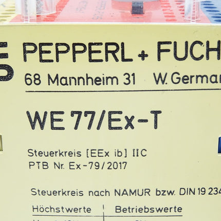 Pepperl+Fuchs WE77/Ex-T Steuerkreis - Maranos.de