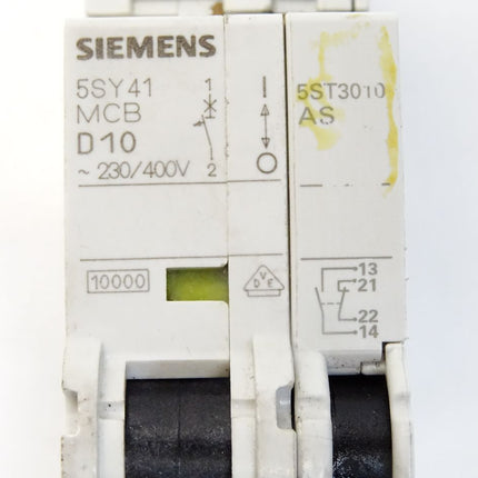 Siemens 5SY4110-8 5SY41 MCB D10 Leitungsschutzschalter