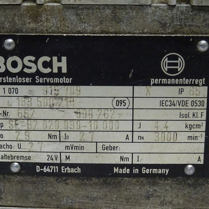 Bosch SE-B2.020.030-10.000 Bürstenloser Servomotor 3000Rpm