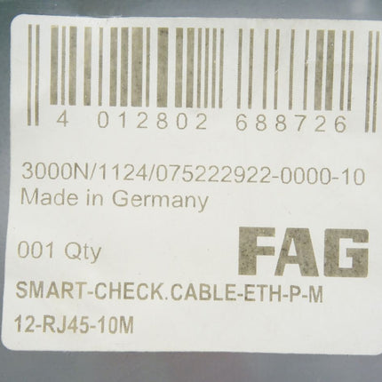 FAG Smart-check Kabel ETH-P-M 12-RJ45-10M / Neu OVP