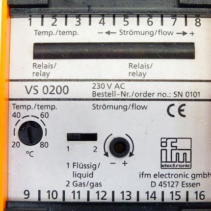 Ifm electronic VS0200 SN0101 Auswerteeinheit für Strömungssensoren - Maranos.de