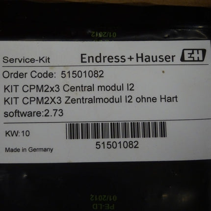 Endress+Hauser 51501082 / KIT CPM2x3 Zentralmodul I2 ohne Hart / Neu OVP