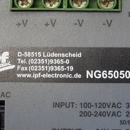 Ipf electronic NG650501